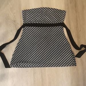 Cute sparkly festive tube top with tie back!!